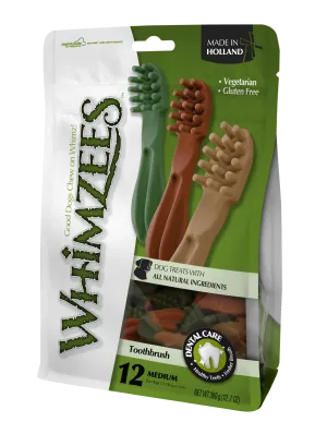 Whimzees - Toothbrush Star Dog Treat (12pk)