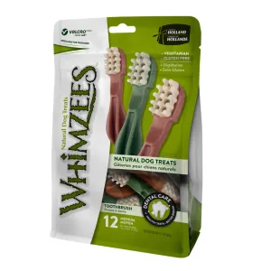 Whimzees Toothbrush Star Treats For Medium Dogs (12 Pack)