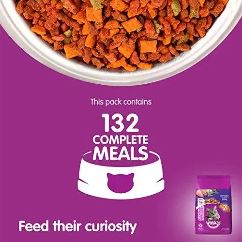 Whiskas Adult Dry Cat Food, Mackerel flavour – 3 kg Pack