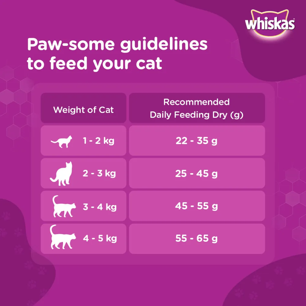 Whiskas Chicken, Ocean Fish and Tuna Flavour Adult Cat Dry Food Combo