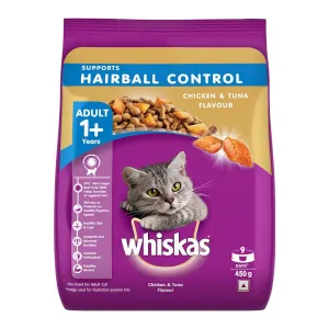 Whiskas Hairball Control Chicken & Tuna Adult (1  Years) Cat Dry Food
