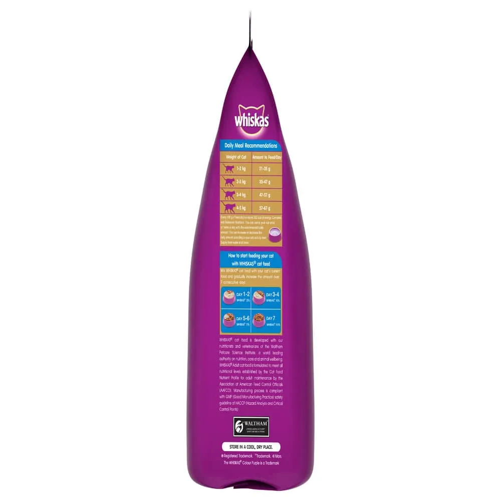 Whiskas Hairball Control Chicken & Tuna Adult (1  Years) Cat Dry Food