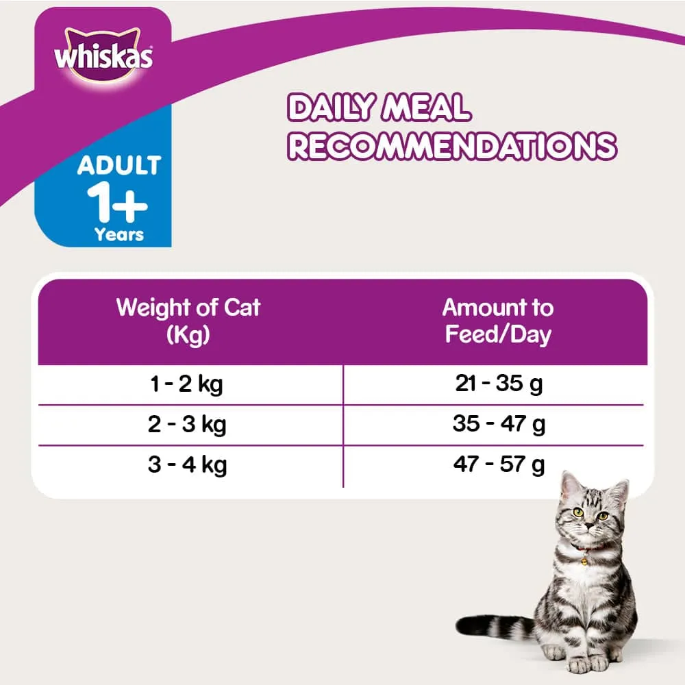 Whiskas Hairball Control Chicken & Tuna Adult (1  Years) Cat Dry Food