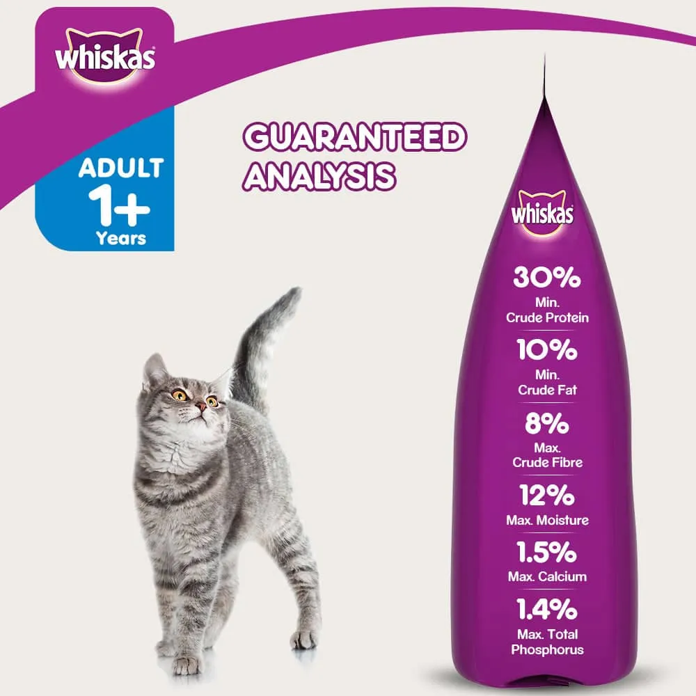 Whiskas Hairball Control Chicken & Tuna Adult (1  Years) Cat Dry Food