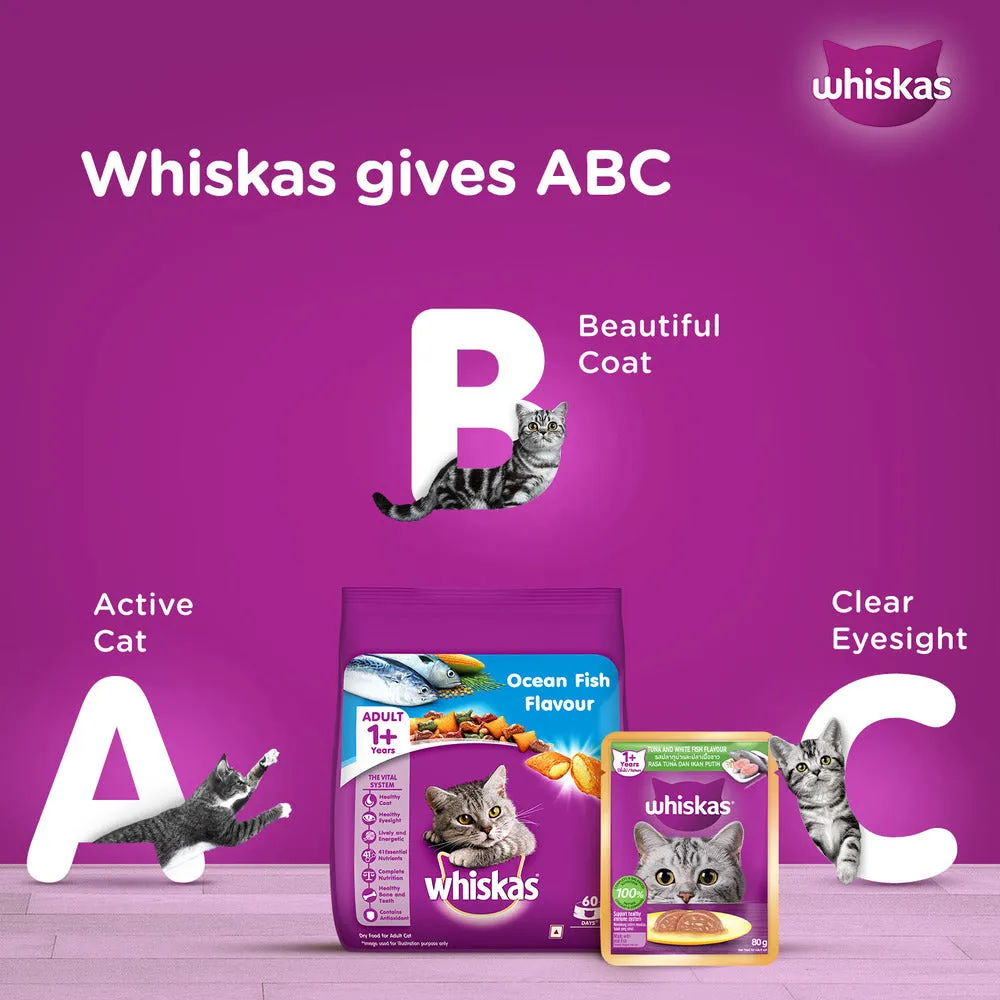 Whiskas Tuna & White Fish Adult (1  Years) Cat Wet Food