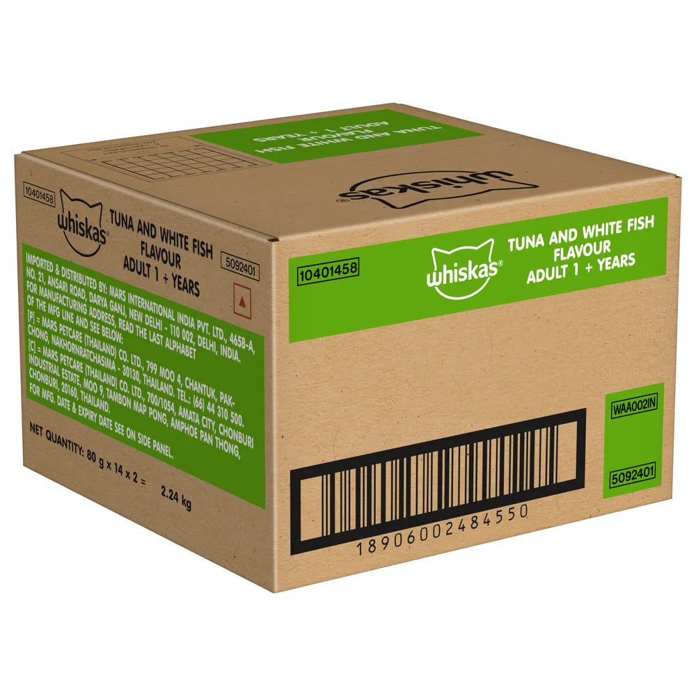 Whiskas Tuna & White Fish Adult (1  Years) Cat Wet Food