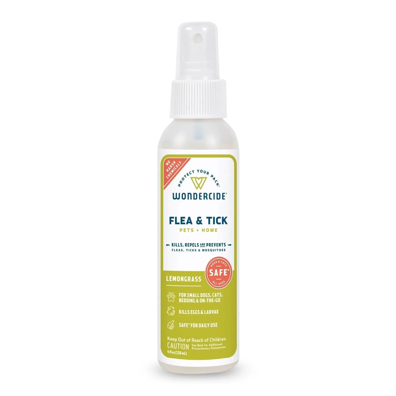 Wondercide Lemongrass Flea and Tick Spray for Pets   Home