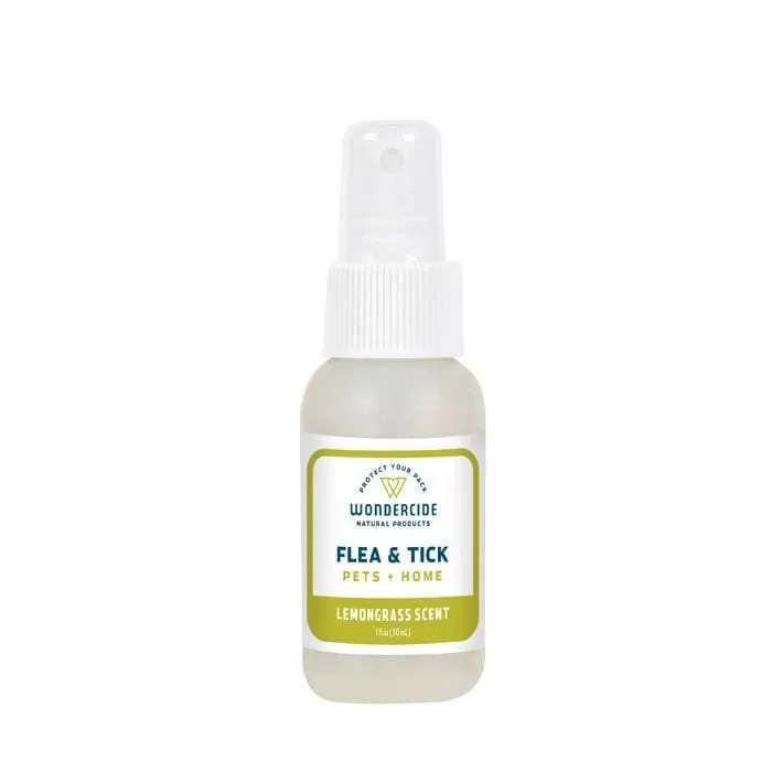Wondercide Lemongrass Flea and Tick Spray for Pets   Home