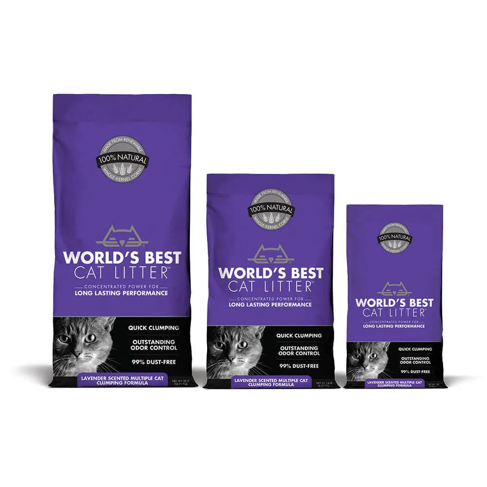 Worlds Best Multi-Cat Lavender Scented Litter