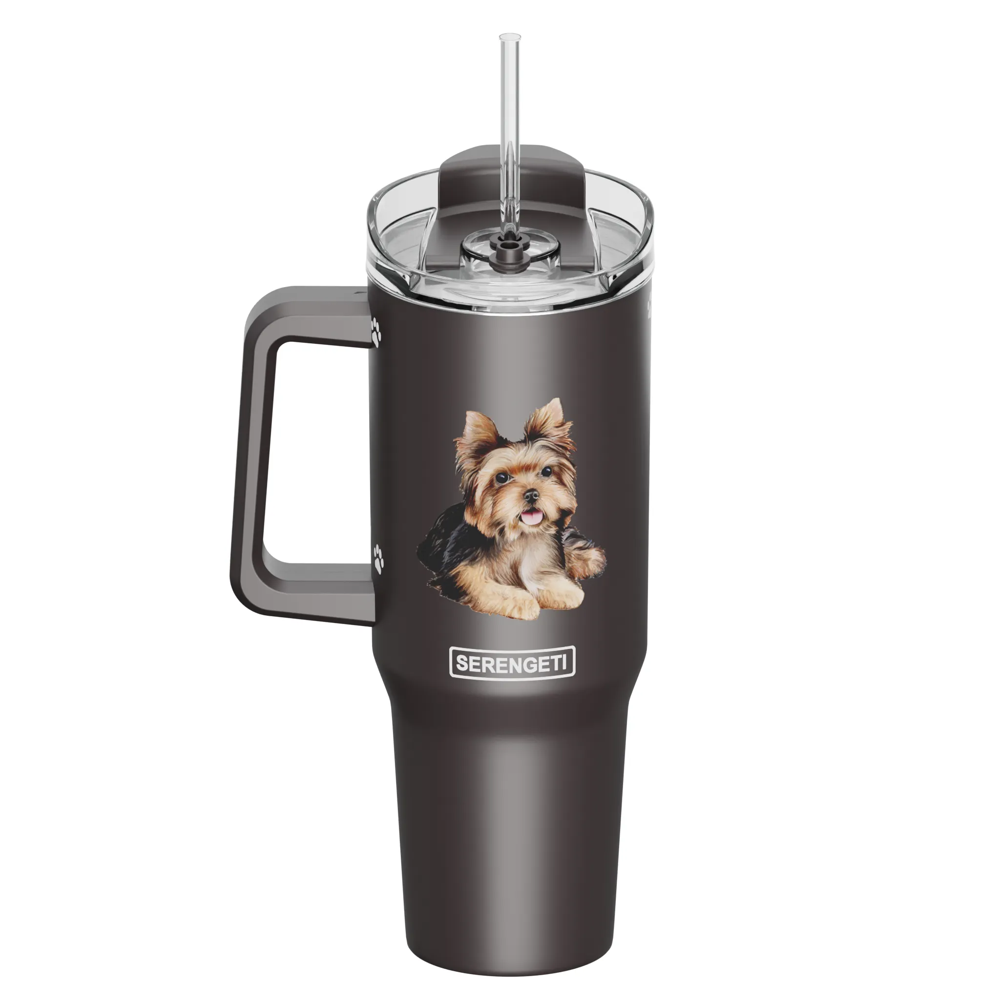 Yorkie 40 oz Tumbler with Handle