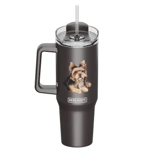Yorkie 40 oz Tumbler with Handle